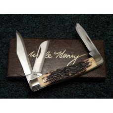 Schrade NY USA 885UH Uncle Henry Staglon King Ranch Stockman Knife - NIB Schrade NY USA 885UH Uncle Henry Staglon King Ranch Stockman Knife - NIB