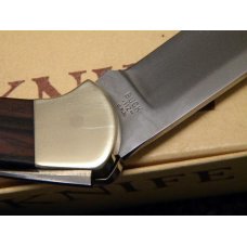 Buck 112 USA Ranger Wood Folding Lockback Knife 3 Dot Marking c.1980 - NIB Buck 112 USA Ranger Wood Folding Lockback Knife 3 Dot Marking c.1980 - NIB
