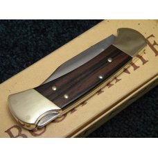 Buck 112 USA Ranger Wood Folding Lockback Knife 3 Dot Marking c.1980 - NIB Buck 112 USA Ranger Wood Folding Lockback Knife 3 Dot Marking c.1980 - NIB