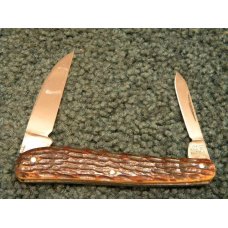 Vintage Needham Hill St. Sheffield Bone Wharncliffe Half Wittler Knife