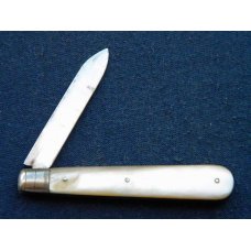 Vintage Fruit Knife Pearl Handles w/Sterling Silver Blade - C. 1929 - Sheffield Vintage Fruit Knife Pearl Handles w/Sterling Silver Blade - C. 1929 - Sheffield