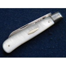 Vintage Fruit Knife Pearl Handles w/Sterling Silver Blade - C. 1923 - Sheffield Vintage Fruit Knife Pearl Handles w/Sterling Silver Blade - C. 1923 - Sheffield