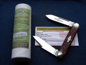 Great Eastern Cutlery Northfield UN-X-LD 2008 Red Wine Jig Bone 542208M Moose Knife