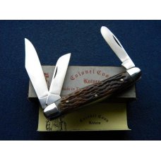 Col. Coon Tenn. USA Colonel Coon Bone Stockman Knife - NIB Col. Coon Tenn. USA Colonel Coon Bone Stockman Knife - NIB