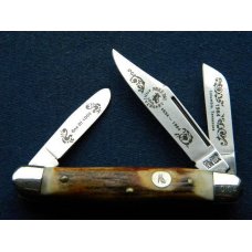 Col. Coon Tenn. USA Colonel Coon Stag 1984 Mule Day 50th Anniversary Stockman Knife - NIB