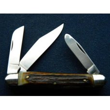 Col. Coon Tenn. USA Colonel Coon Stag 1984 Mule Day 50th Anniversary Stockman Knife - NIB