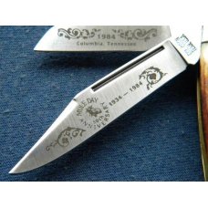 Col. Coon Tenn. USA Colonel Coon Stag 1984 Mule Day 50th Anniversary Stockman Knife - NIB