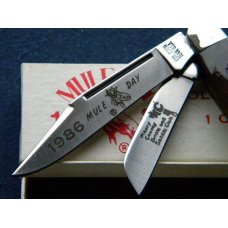 Col. Coon Tenn. USA Colonel Coon Smooth Bone 1986 Mule Day Stockman Knife - NIB