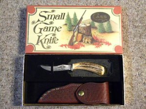 Case • XX USA 1979 Stag 523-3 1/4 SSP Small Game Fixed Blade Sheath Knife - NIB
