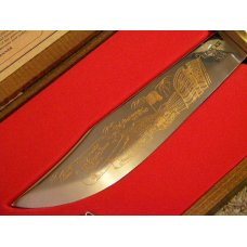 Case XX SS USA 1989 Stag Star Spangled Banner 125th Anniversary Bowie Knife in Display Music Box Case XX SS USA 1989 Stag Star Spangled Banner 125th Anniversary Bowie Knife in Display Music Box