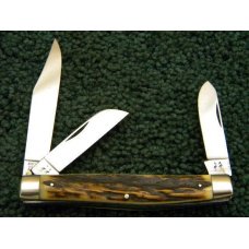 Robi Klaas Kissing Crane Solingen Germany Stag Stockman Knife - C. 1960's