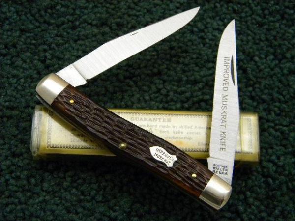 Schrade Walden NY USA Delrin 787 Improved Muskrat Knife - NIB