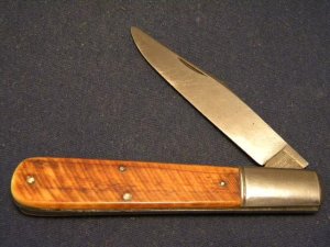 Vintage Camillus Cutlery Co. NY Saw Cut Bone Daddy Barlow Knife