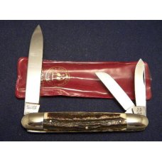 Kissing Crane Solingen Germany Stag 1975 NKC & DA Club Knife Whittler 1st NKCA Club Knife Kissing Crane Solingen Germany Stag 1975 NKC & DA Club Knife Whittler 1st NKCA Club Knife