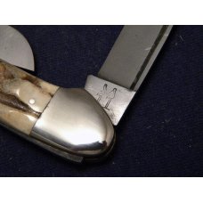 Kissing Crane Solingen Germany Stag 1977 NKC & DA Club Knife Canoe Kissing Crane Solingen Germany Stag 1977 NKC & DA Club Knife Canoe