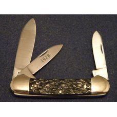 Rodgers Wostenholm England 1978 NKCA Club Knife Bone Canoe Rodgers Wostenholm England 1978 NKCA Club Knife Bone Canoe