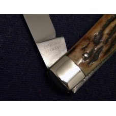 Hen and Rooster Gutmann Solingen Germany Stag 2 Blade Stockman Knife - Pre 1970 Hen and Rooster Gutmann Solingen Germany Stag 2 Blade Stockman Knife - Pre 1970