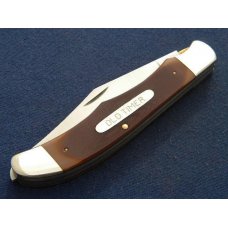 *Rare* Schrade + USA 226OT Delrin Old Timer Linerlock Folding Hunter Knife with Clip & Saw Blades