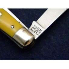 Schrade Walden NY USA 293Y Yellow Trapper Knife Schrade Walden NY USA 293Y Yellow Trapper Knife