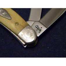 Case XX USA 2007 Bone 6318 SS Stockman Knife with Scrolled Bolsters Case XX USA 2007 Bone 6318 SS Stockman Knife with Scrolled Bolsters