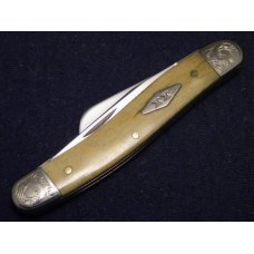 Case XX USA 2007 Bone 6318 SS Stockman Knife with Scrolled Bolsters Case XX USA 2007 Bone 6318 SS Stockman Knife with Scrolled Bolsters