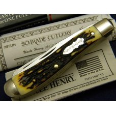 Schrade + USA 285UH Uncle Henry Staglon Fur-Fish-Game Pro Trapper Knife - NIB Schrade + USA 285UH Uncle Henry Staglon Fur-Fish-Game Pro Trapper Knife - NIB