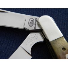Case XX USA Bradford PA 1989 Stag 521500 SS Razor Trapper Knife Case XX USA Bradford PA 1989 Stag 521500 SS Razor Trapper Knife