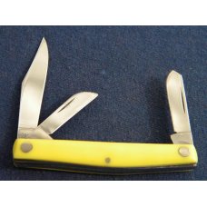 Case XX USA 9 Dot (1971) Yellow 33044 Birdseye Stockman Knife Case XX USA 9 Dot (1971) Yellow 33044 Birdseye Stockman Knife