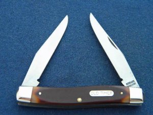 Schrade USA 77OT Delrin Old Timer Improved Muskrat Knife