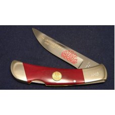 Bear MGC USA 1996 Mac Tools 58th Anniversary Smooth Red Bone Lockback Knife - NIB