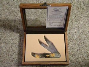 Case XX SS USA 2 Dot (1988) Stag 5265 Folding Hunter Knife First Flight Commemorative 1903 - NIB