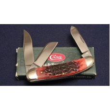 Case XX USA 2001 Cranberry Bone T.B.6339 SS Tony Bose Sowbelly Knife - NIB Case XX USA 2001 Cranberry Bone T.B.6339 SS Tony Bose Sowbelly Knife - NIB