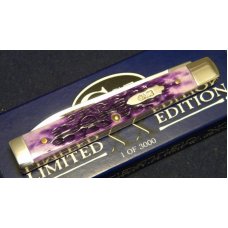 Case XX USA 2003 Violet Bone 6185 SS Doctors Knife - NIB Case XX USA 2003 Violet Bone 6185 SS Doctors Knife - NIB