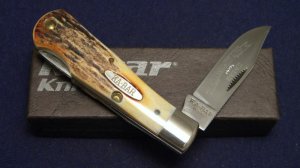 Ka-Bar USA Stainless 1186 Stag Lockback Knife Ka-Bar Knife Collectors Club - NIB