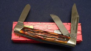 Camillus New York USA Sword Brand Imitation Stag #78 Stockman Knife - NIB