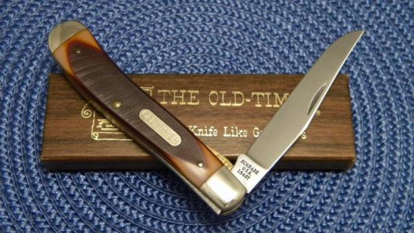 Schrade USA 194OT Delrin Slimline Trapper Linerlock Knife - NIB Schrade USA 194OT Delrin Slimline Trapper Linerlock Knife - NIB