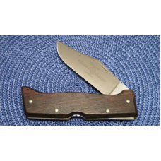 Imperial Stainless USA Wildcat Skinner Big Wood Folding Lockback Knife & Pouch - NIB Imperial Stainless USA Wildcat Skinner Big Wood Folding Lockback Knife & Pouch - NIB