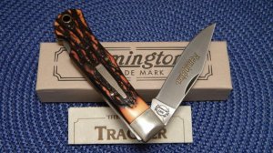 Remington Bullet 1990 R1306 Delrin Tracker Lockback Knife - NIB