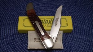 Remington 1990 Shotgun Commemorative Delrin Folding Hunter Knife - NIB