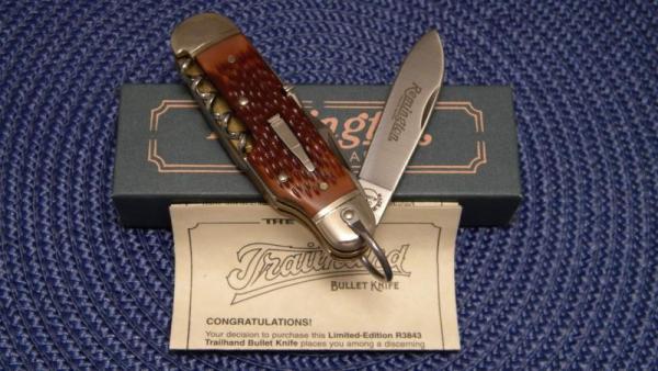 Remington Bullet 1996 Delrin R3843 Trailhand Sportsman Knife - NIB Remington Bullet 1996 Delrin R3843 Trailhand Sportsman Knife - NIB