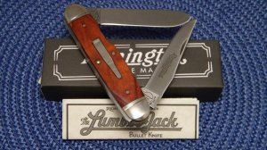 Remington Bullet 1997 Wood R446 Lumber-Jack Knife - NIB