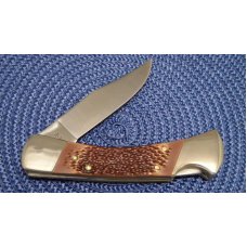 Remington UMC USA R-9 Delrin Folding Lockback Knife & Leather Pouch - NIB Remington UMC USA R-9 Delrin Folding Lockback Knife & Leather Pouch - NIB