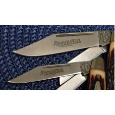 Remington UMC USA RE18576 Delrin The Old Man & the Boy 2 Stockman Knife Set - NIB