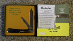 Remington UMC USA 1995 Genuine Bone R1273 SB Silver Bullet Master Guide Knife - NIB 