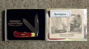 Remington UMC USA Delrin R1123 20th Anniversary 1982-2002 Jumbo Trapper Knife - NIB 