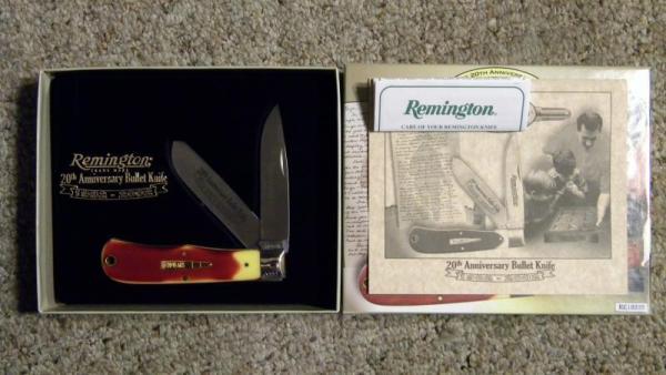 Remington UMC USA Delrin R1123 20th Anniversary 1982-2002 Jumbo Trapper Knife - NIB Remington UMC USA Delrin R1123 20th Anniversary 1982-2002 Jumbo Trapper Knife - NIB