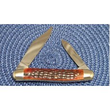 Case XX USA 1965-69 Bone 06247PEN 2 Blade Stockman Knife Case XX USA 1965-69 Bone 06247PEN 2 Blade Stockman Knife