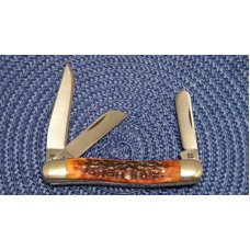 Case XX Stainless USA 9 Dot (1971) Bone 6318 HP SSP Stockman Knife Case XX Stainless USA 9 Dot (1971) Bone 6318 HP SSP Stockman Knife