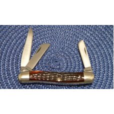 Case XX Stainless USA 1965-69 Bone 6318 HP SSP 1st Model Stockman Knife Case XX Stainless USA 1965-69 Bone 6318 HP SSP 1st Model Stockman Knife