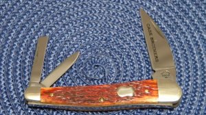 Case Bros. Cutlery Co. USA Bone 6355WH SS Wharncliffe Seahorse Whittler Knife